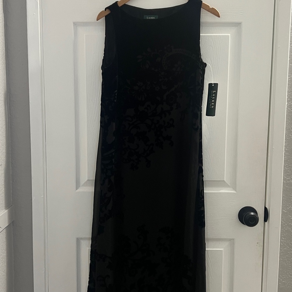 Lauren Ralph Lauren Black Floral Dress